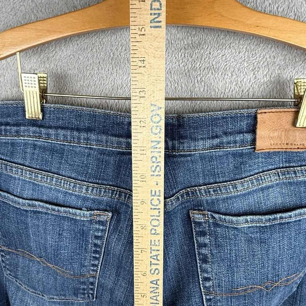 Lucky Brand Sienna Cigarette Jeans Womens‎ 6 Dark Wash Y2K Skinny Whiskers